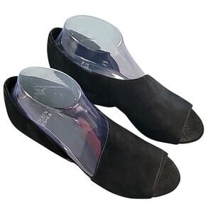 EILEEN FISHER Fig Nubuck Leather D’Orsay Pumps Heels Size 8 Women’s Designer